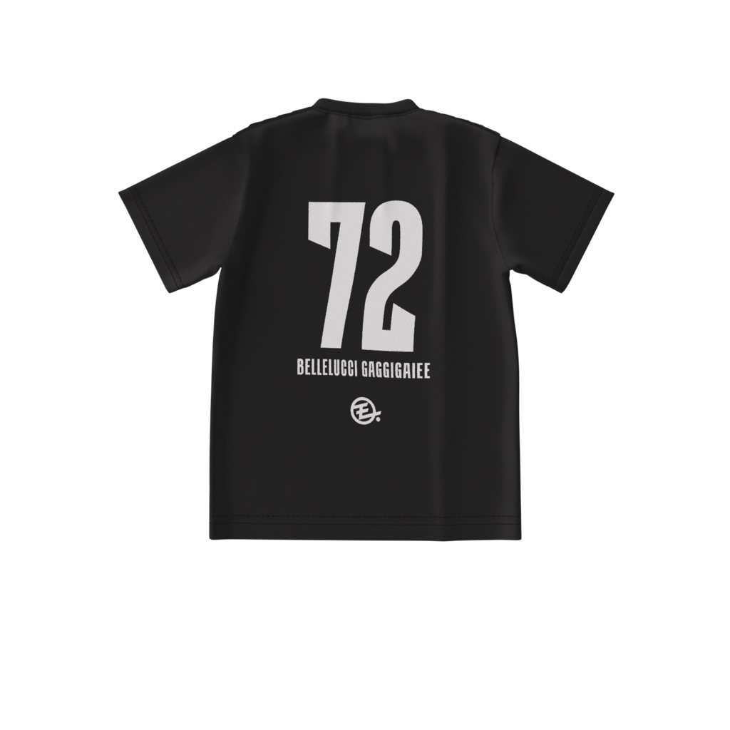 #72 ベルエルッチ・ガッギガイー ビッグシルエットシャツ