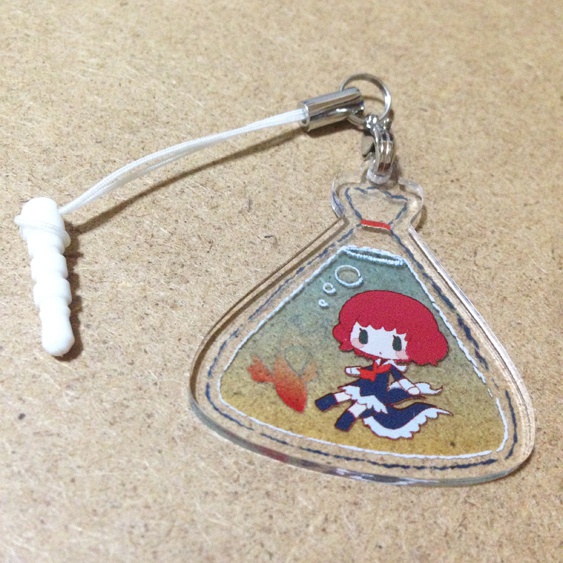 梓ちゃん金魚すくいキーホルダー