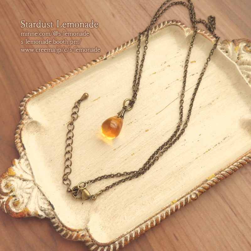 【新色追加】七彩のトゥリクル 雫のペンダント