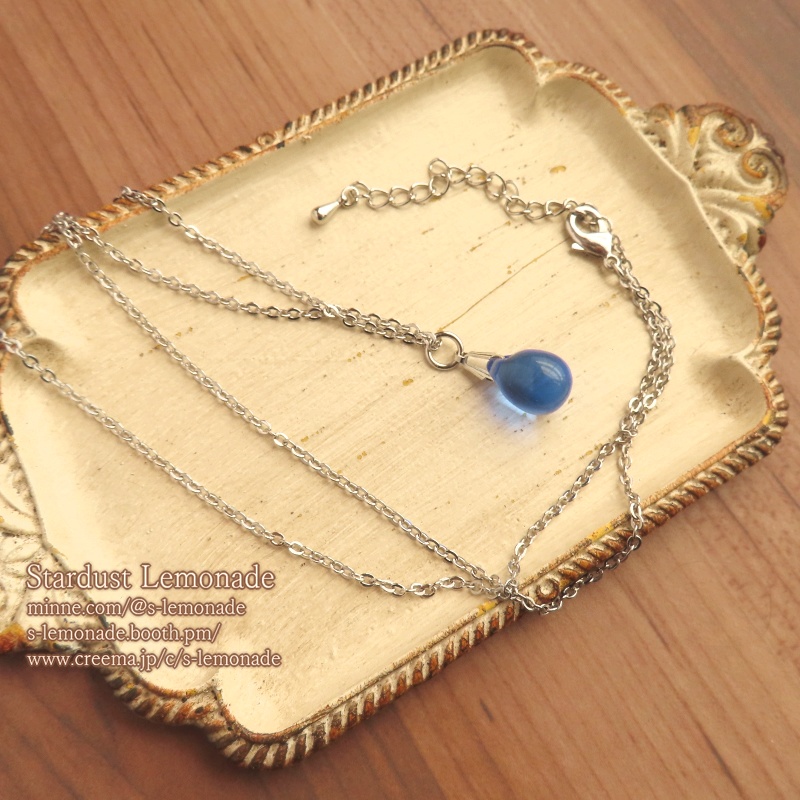 【新色追加】七彩のトゥリクル 雫のペンダント