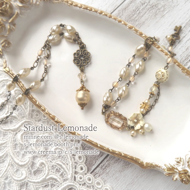 白の庭園 ブレスレット