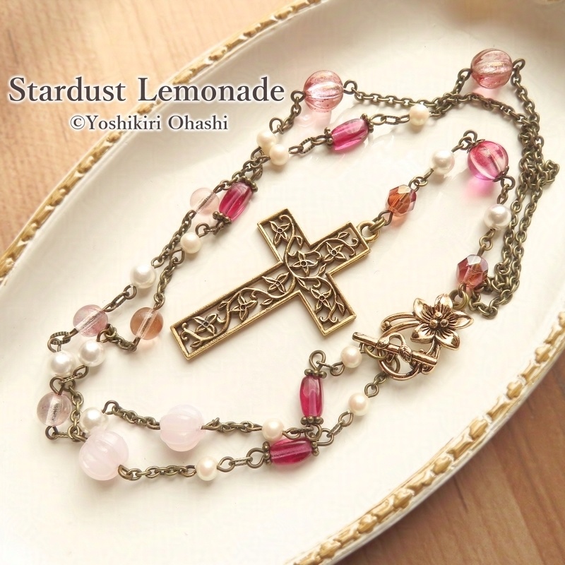 花のロザリオ ネックレス