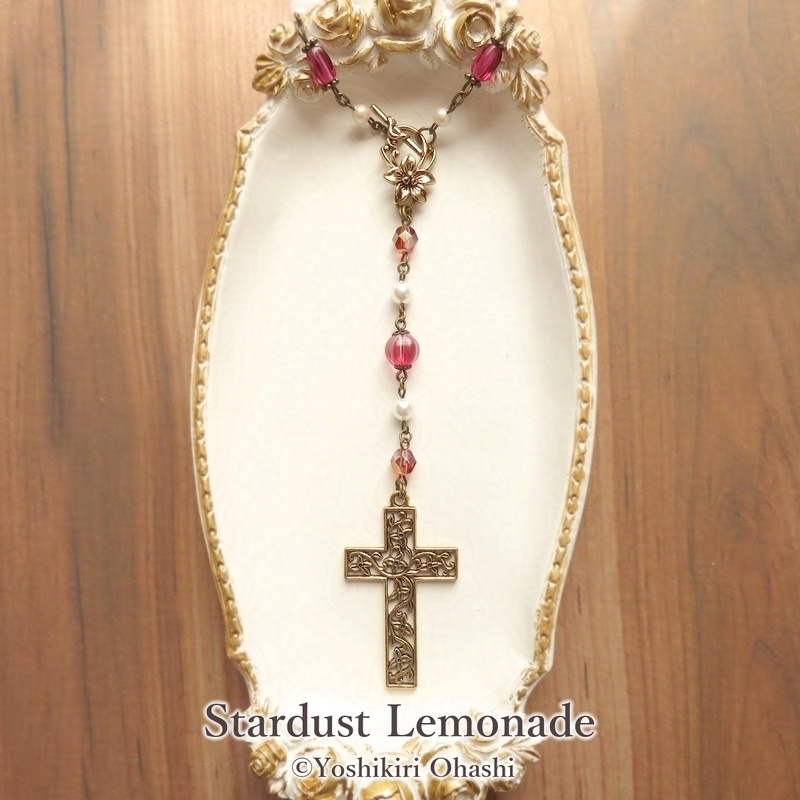 花のロザリオ ネックレス