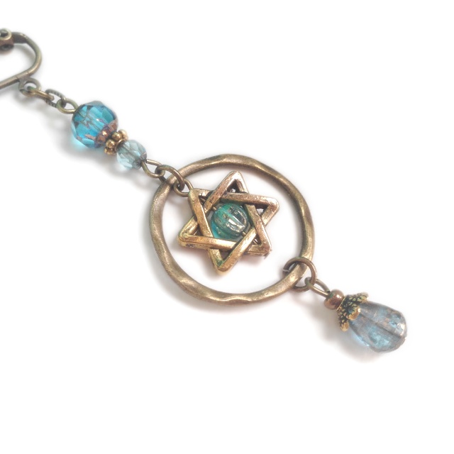 魔法陣の片耳イヤリング