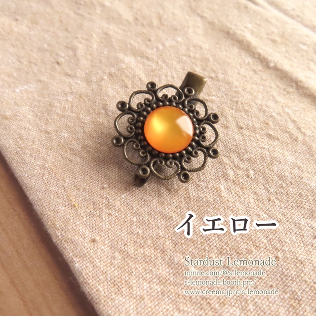 【全5色】エレメントジェムの髪飾り