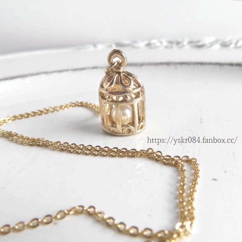 【支援感謝プレゼント企画品】金の鳥かごのチャーム