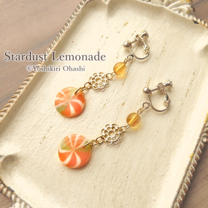 【※訳あり】花飴の耳飾り