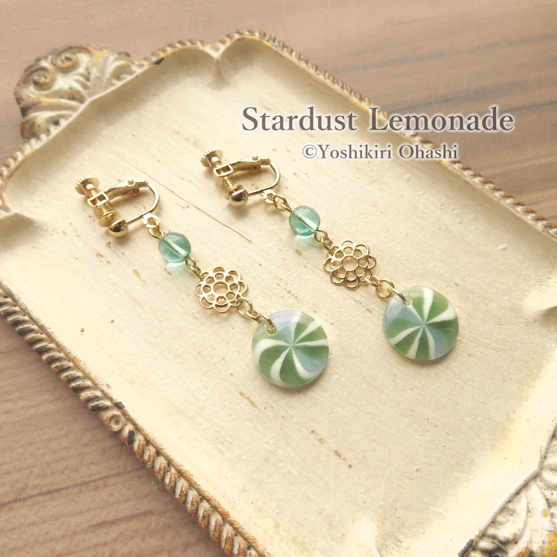 【※訳あり】花飴の耳飾り