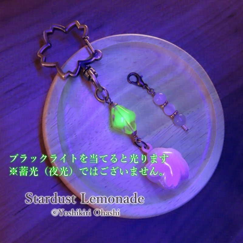 さくら水琴鈴のバッグチャーム