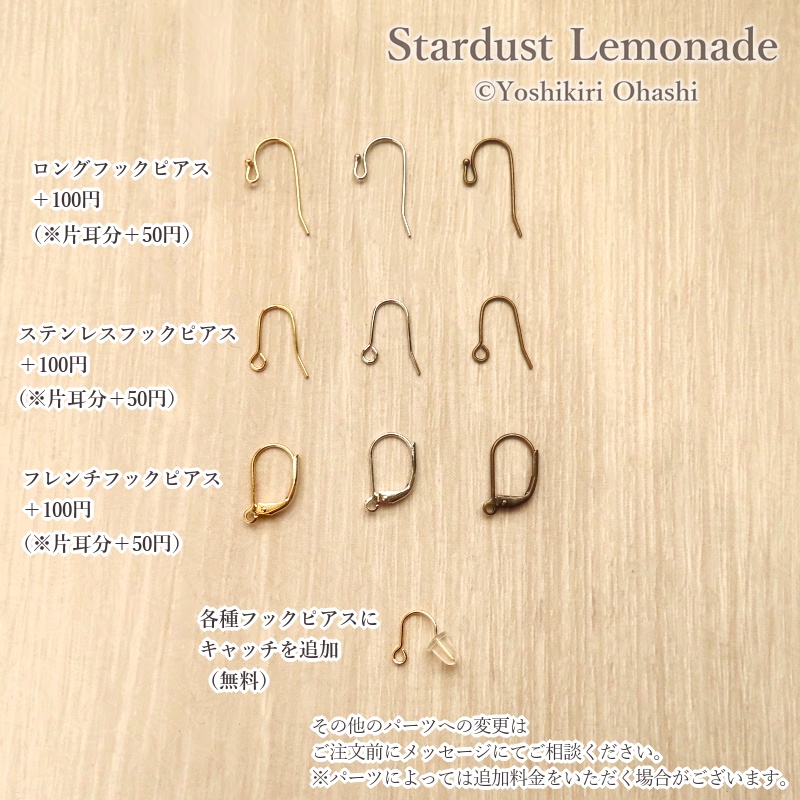 星のサーカス イヤリング