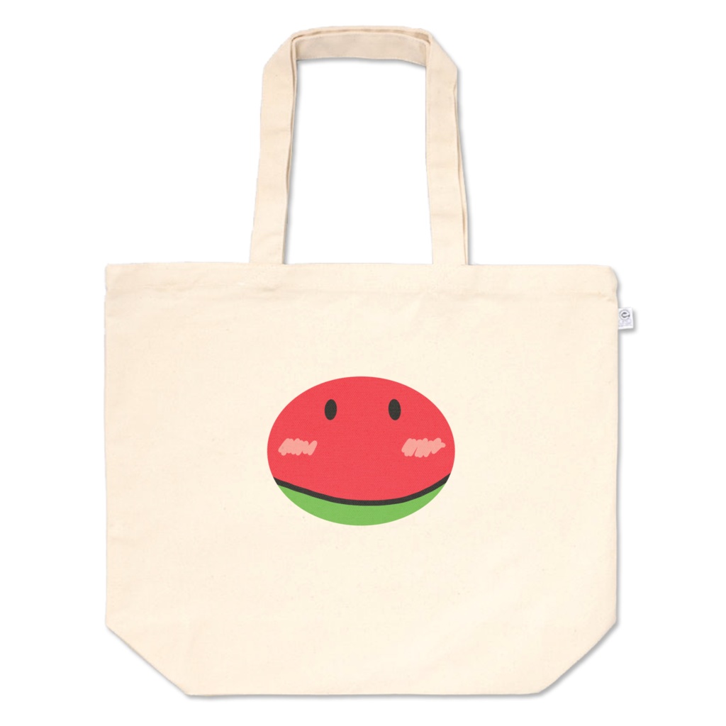 トートバッグ　スイカスマイル