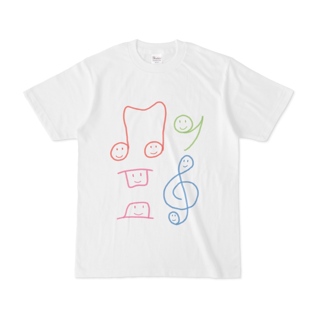 Tシャツ　おんぷ