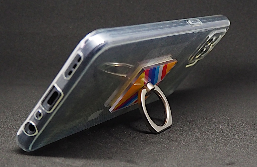 スマホリング カラー三角 ブルー系