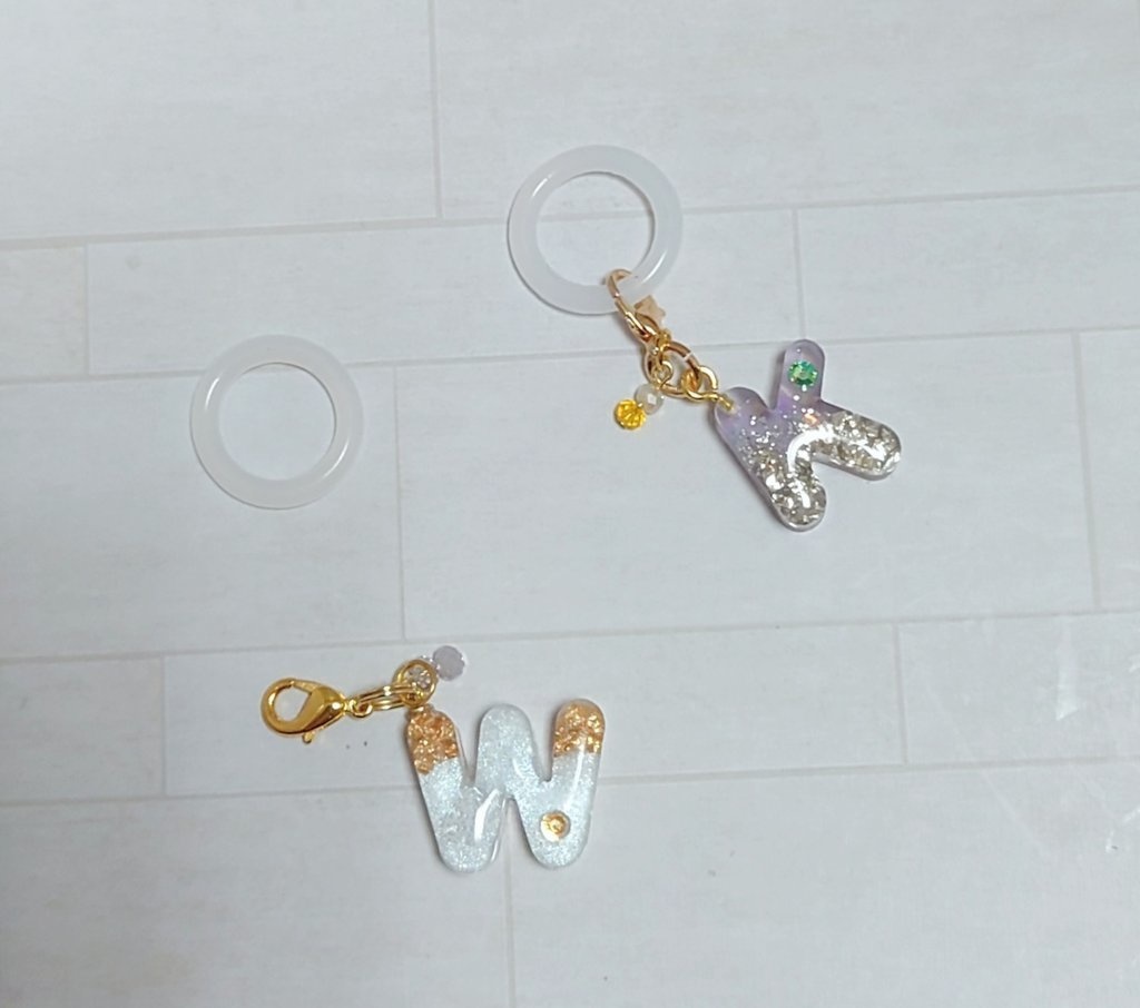 イニシャル目印チャーム(東の国)