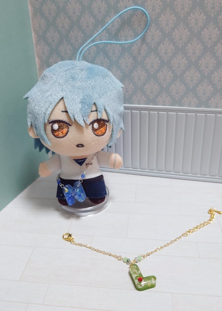 ぬい用イニシャルチャーム(南の国)