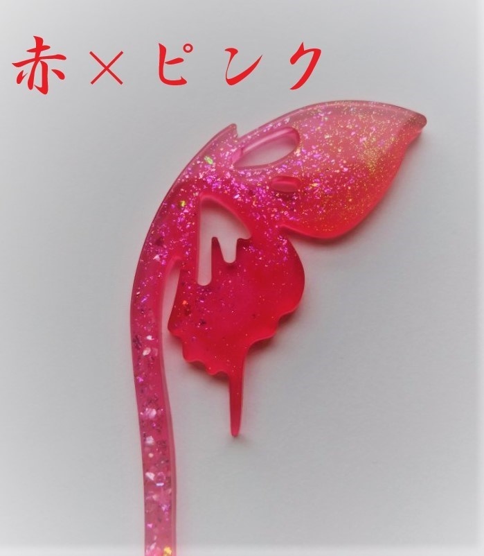 蝶のファンタジーかんざし