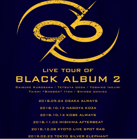 ※受付終了【限定受注生産】BLACK ALBUM 2 ライブツアーパーカー