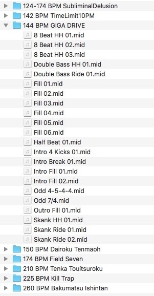 BLACK ALBUM 3 DRUM MIDI PACK