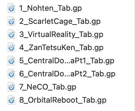 【セット特価】BLACK ALBUM 4 ギタータブ譜面 + ステムデータ