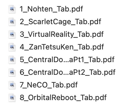 【セット特価】BLACK ALBUM 4 ギタータブ譜面 + ステムデータ