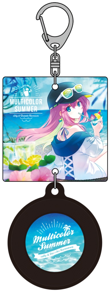 【イラスト本+CD+アクリルキーホルダーセット】Multicolor Summer - sally & 黒沢ダイスケ