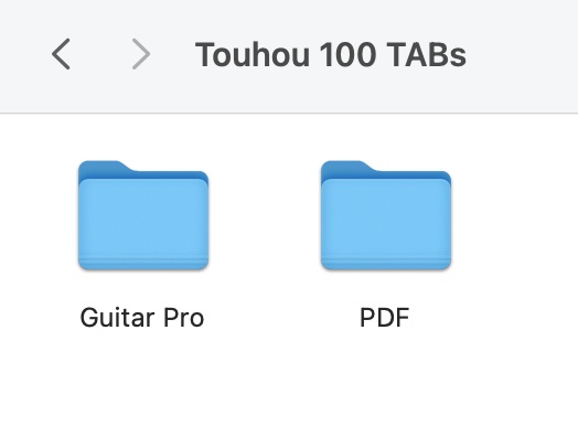 東方原曲 ギターで101曲 TAB譜面