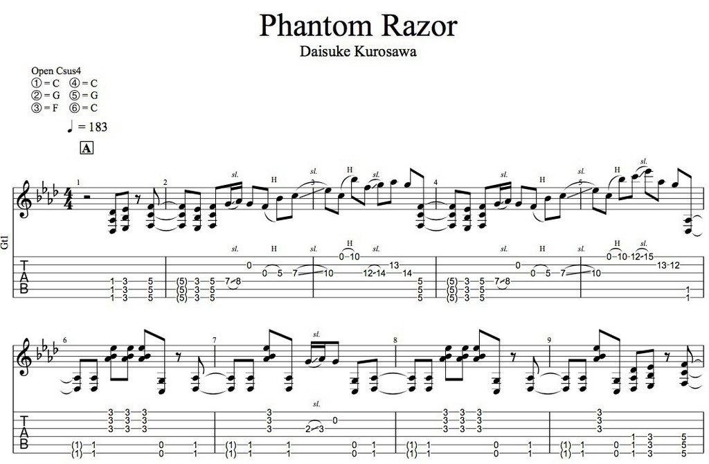 【セット特価】BLACK ALBUM 2 ギタータブ譜面 + ステムデータ