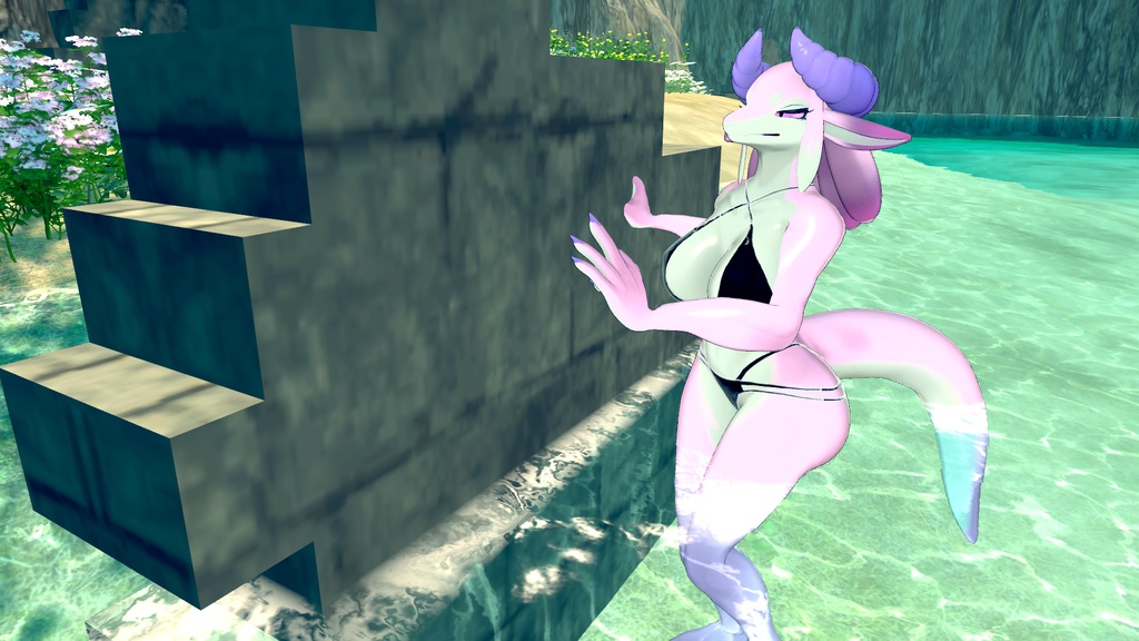 Lehner Beach Queen Outfit - ModularAvatar