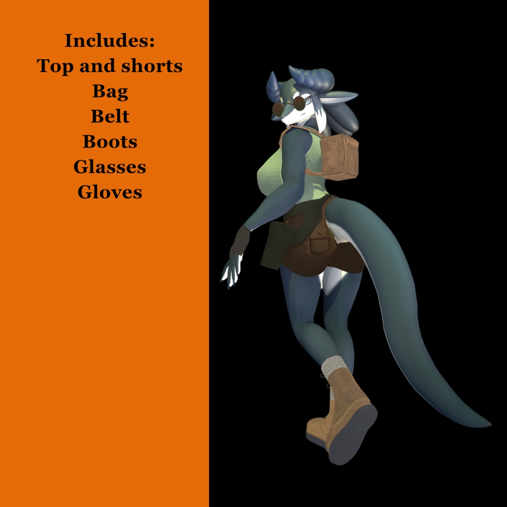 Lehner Tomb Raider Outfit - ModularAvatar