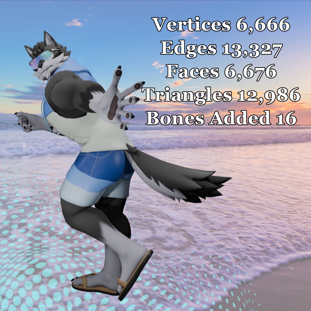 Lugharian - Beachwear - ModularAvatar