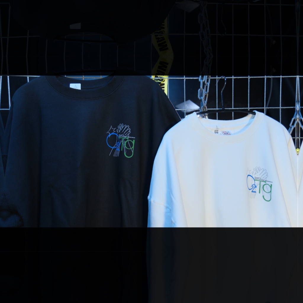 O2Tgビッグシルエット トレーナー(全2色)