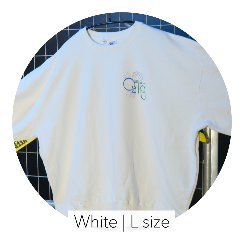 O2Tgビッグシルエット トレーナー(全2色)