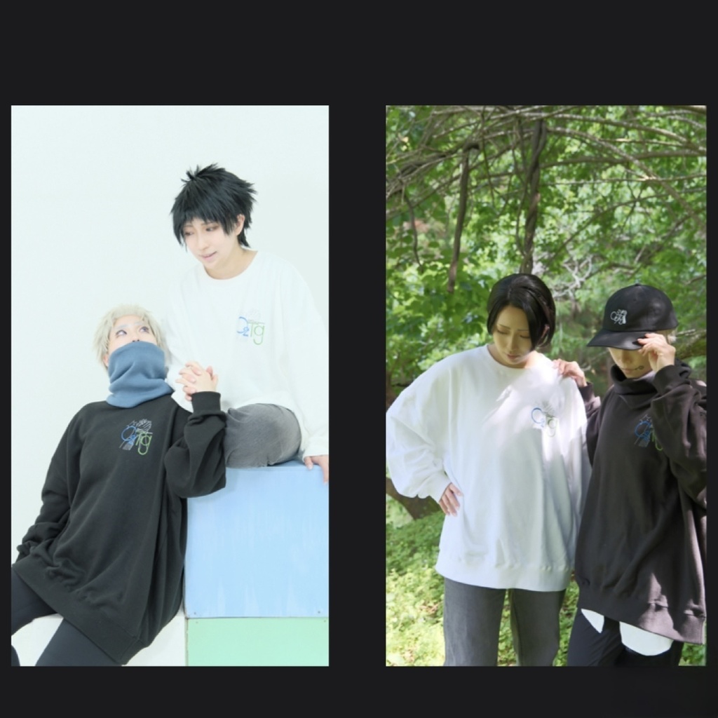 O2Tgビッグシルエット トレーナー(全2色)