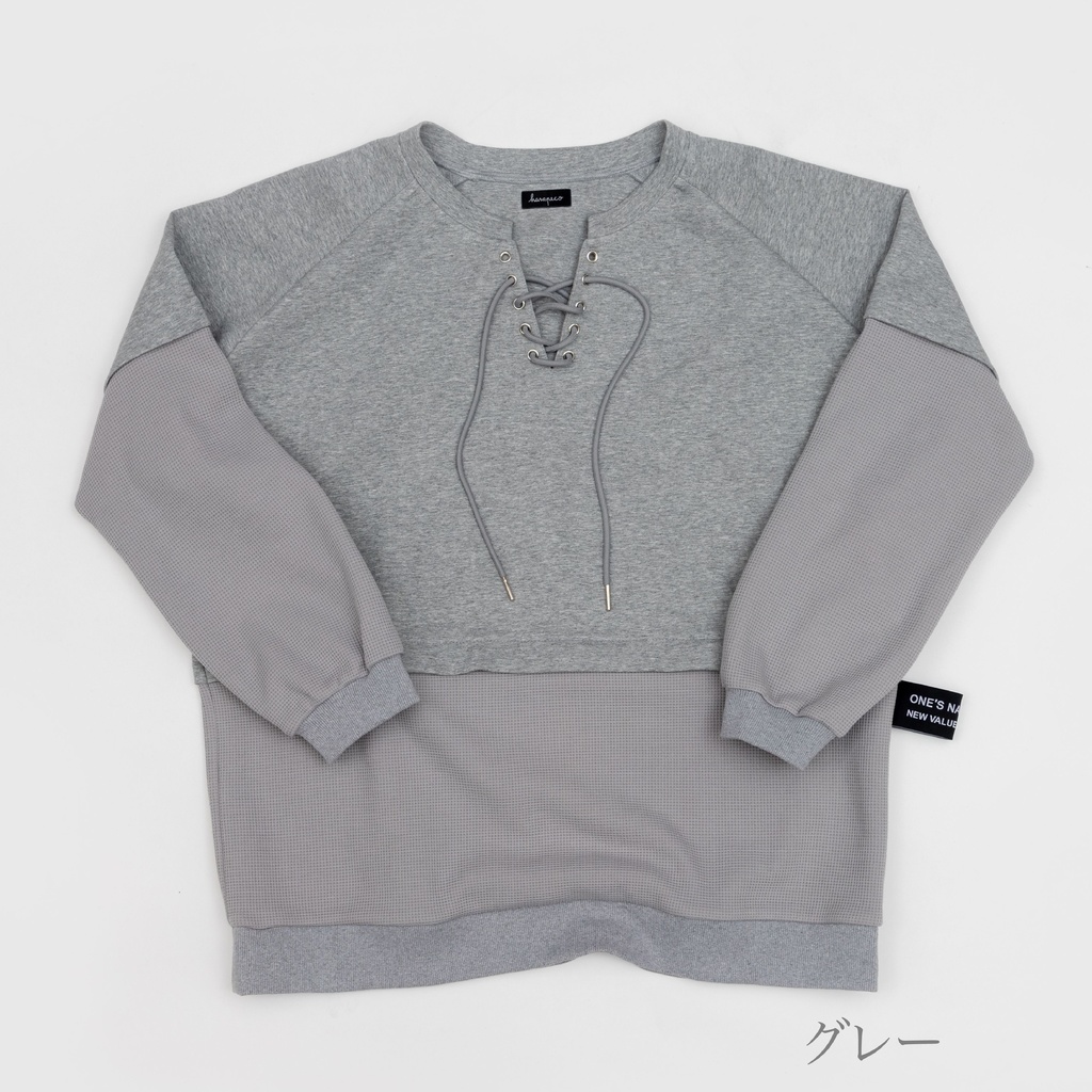 Laceup Pullover(レースアッププルオーバー)