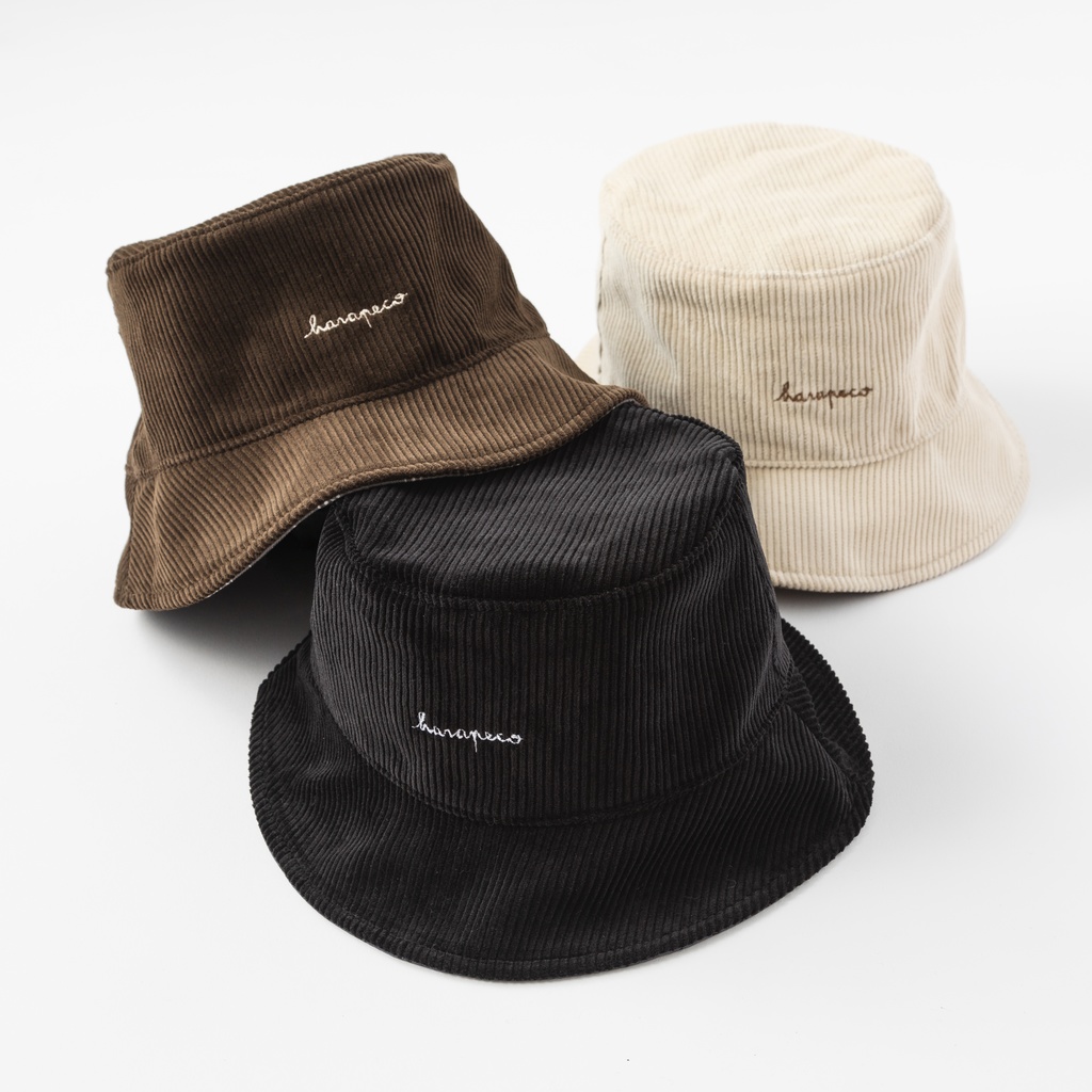 harapeco リバーシブルバケットハット Brown(Beige) - その他