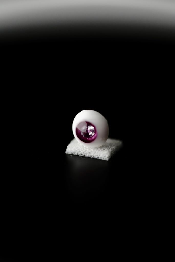 5.5㎜ドールアイ半球【ジルコニアイ/銀眼】