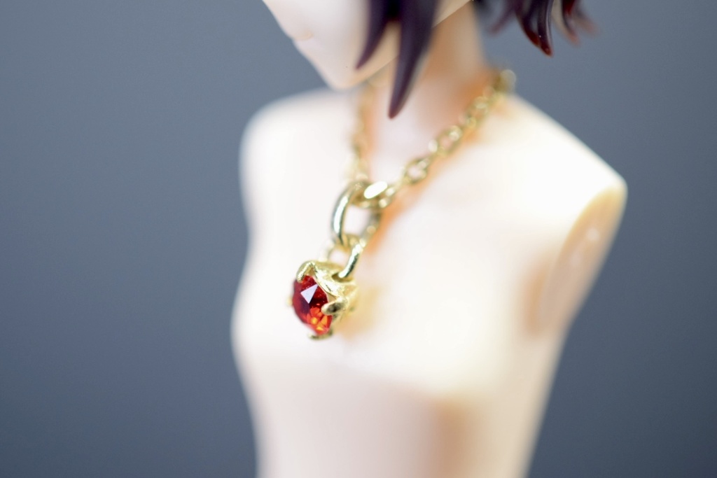 1/12ドール用ネックレス【誕生石カラー】