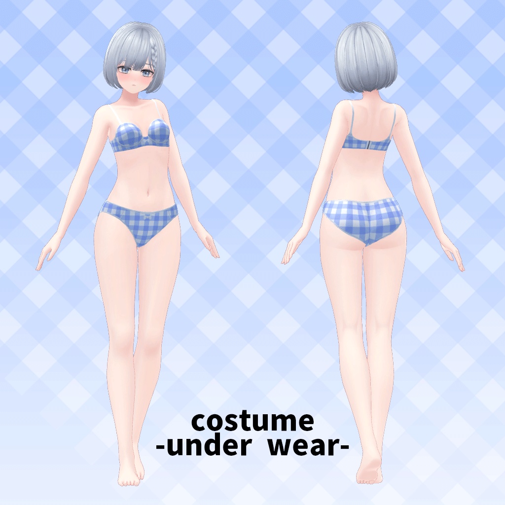 VRChat想定3Dキャラクター 「ハルカナ」