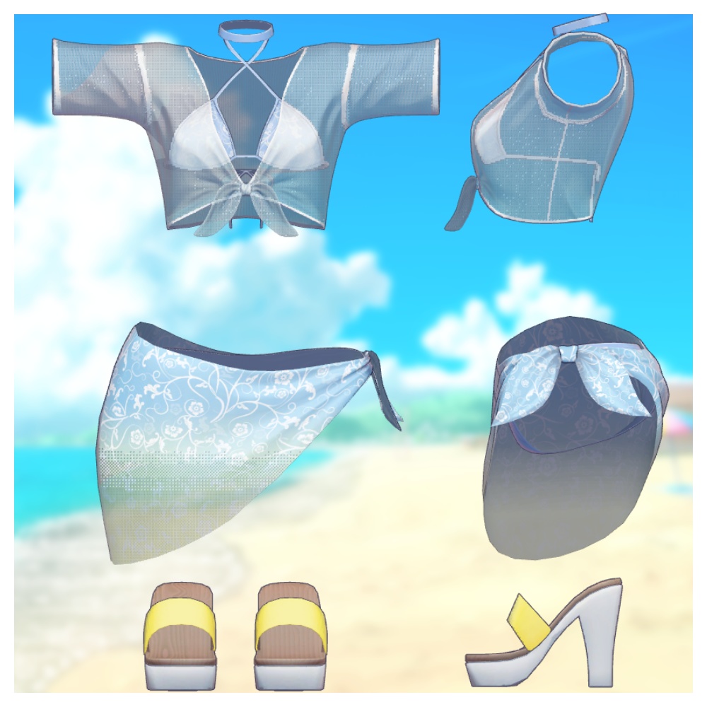 【VRC想定】Citrus summur 【2アバター対応】