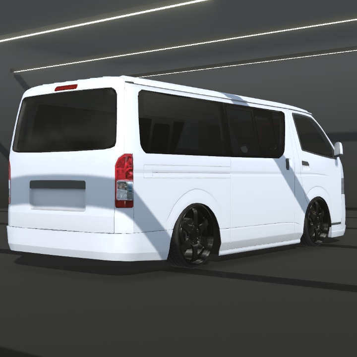 【VRChat想定】3Dカーモデル「VANACE」【CVS2対応】