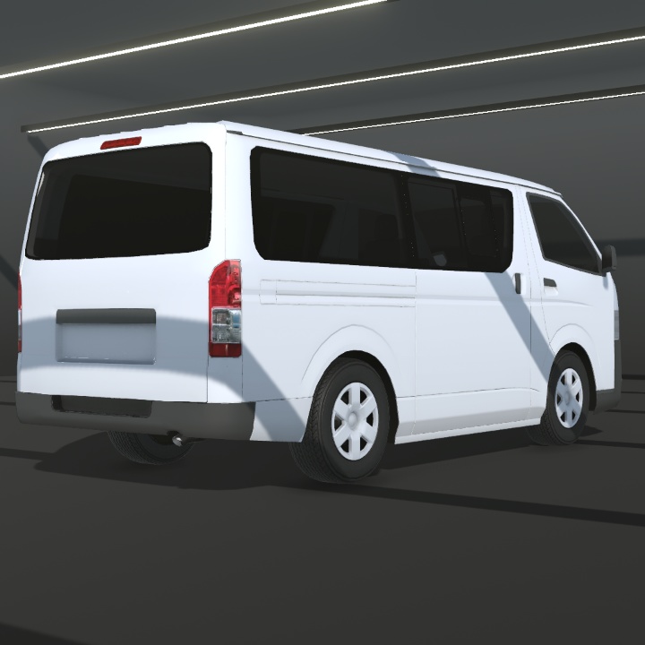 【VRChat想定】3Dカーモデル「VANACE」【CVS2対応】