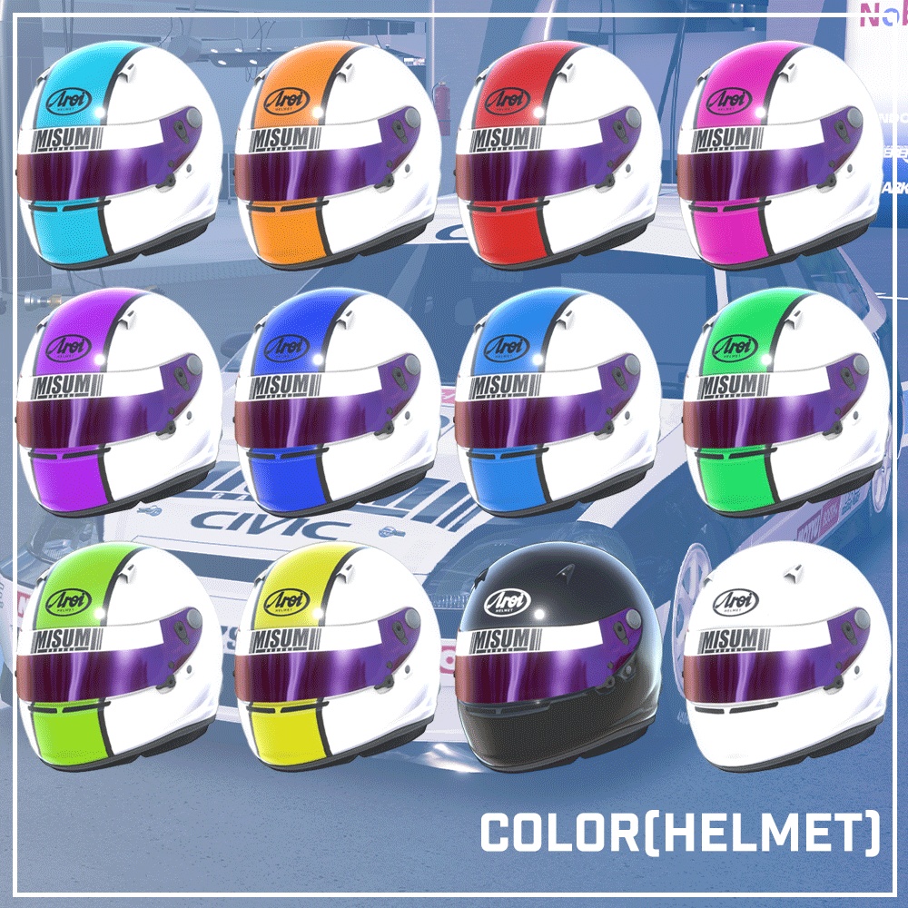 【VRChat想定】レーシングスーツ【6アバター対応】