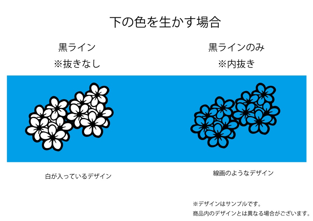 【無料】手描き 花曼陀羅風①データ