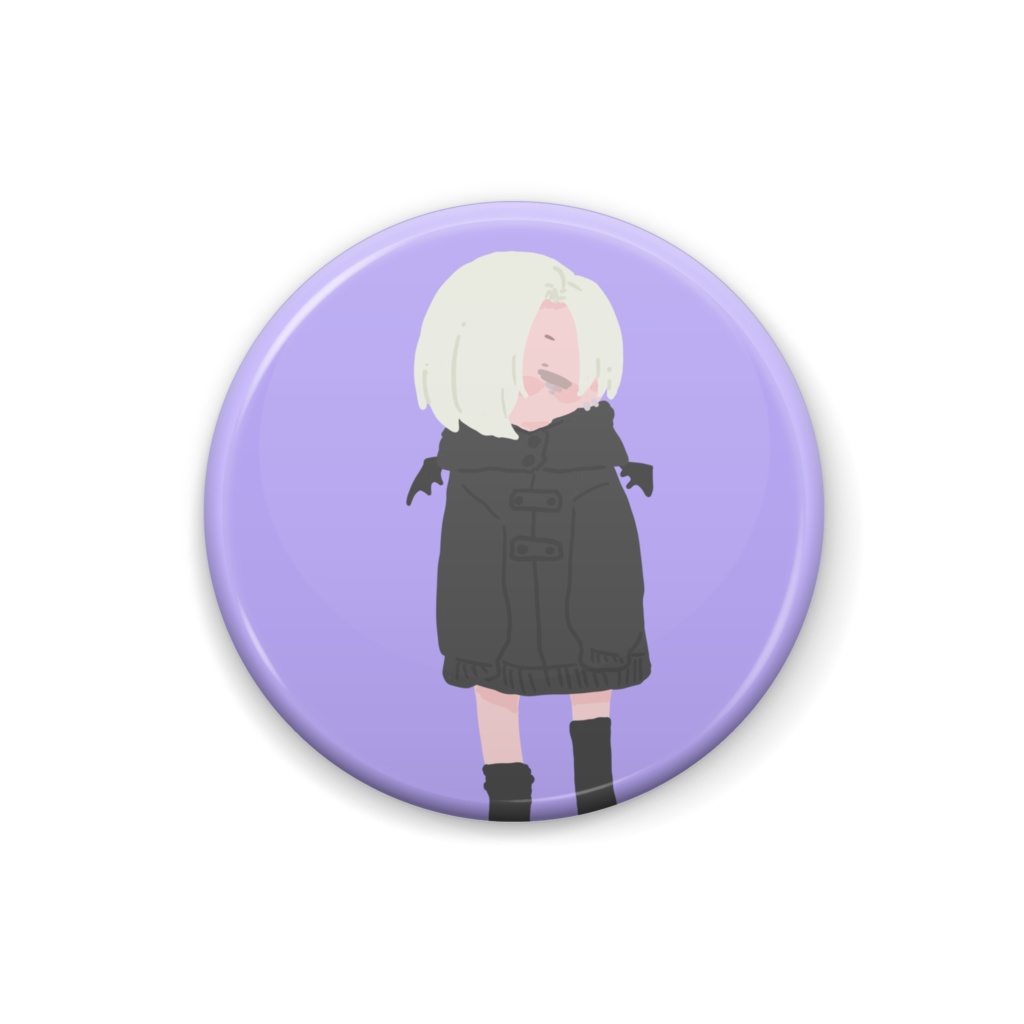 あくまうめ缶バッジ