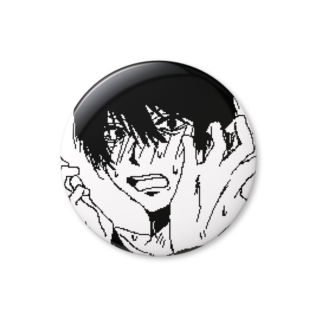 【缶バッチ(56mm)】怪異くん オリジナル缶バッチ【全4種類】