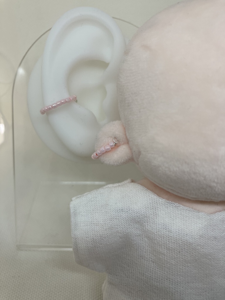 ぬいとおそろいイヤカフ | 推し活 ぬい活 推し色 推し活アクセサリー ぬい用アクセサリー