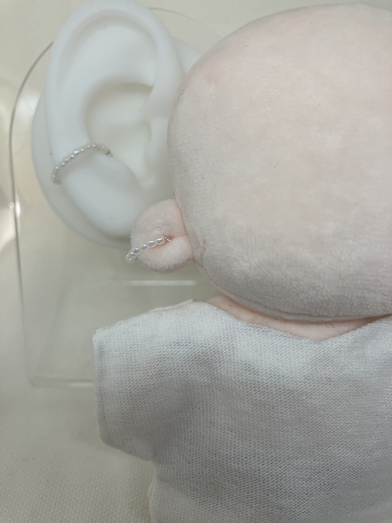 ぬいとおそろいイヤカフ | 推し活 ぬい活 推し色 推し活アクセサリー ぬい用アクセサリー