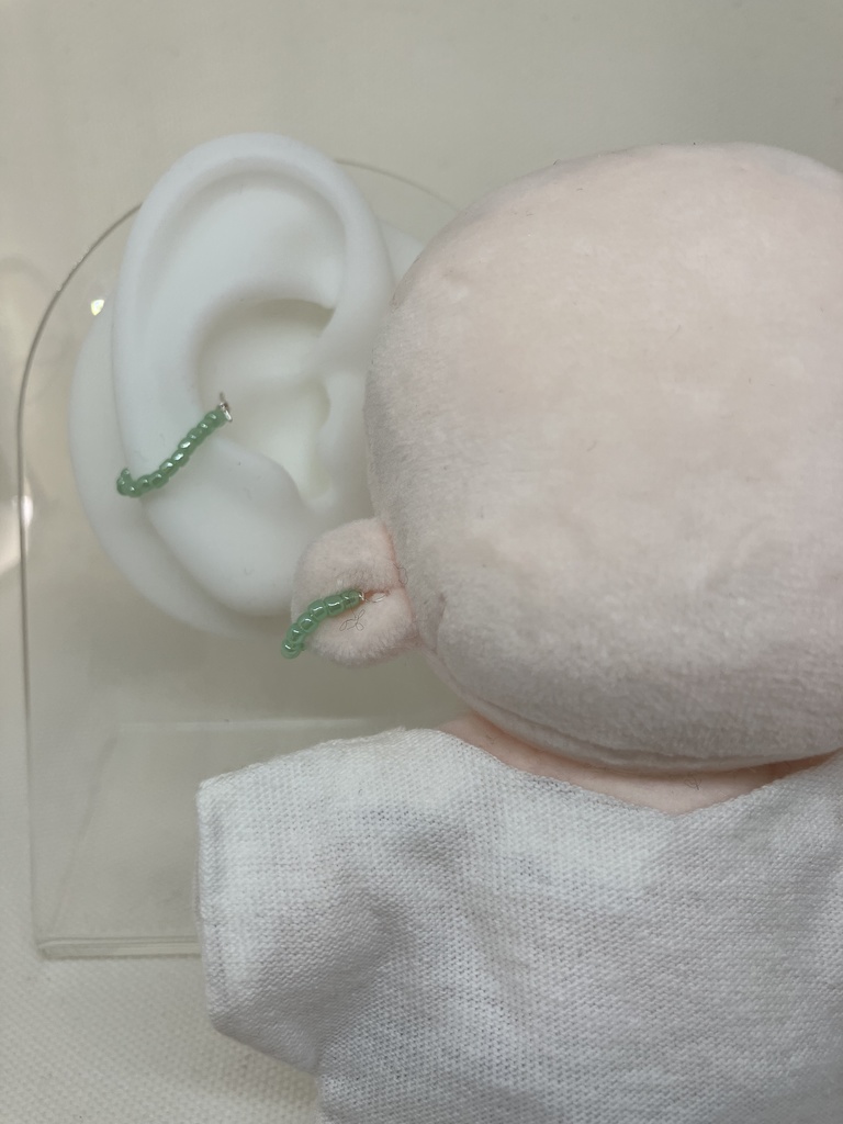 ぬいとおそろいイヤカフ | 推し活 ぬい活 推し色 推し活アクセサリー ぬい用アクセサリー