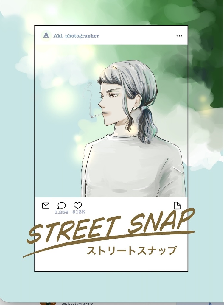 【あんしんBOOTHパック】小説 ストリートスナップ
