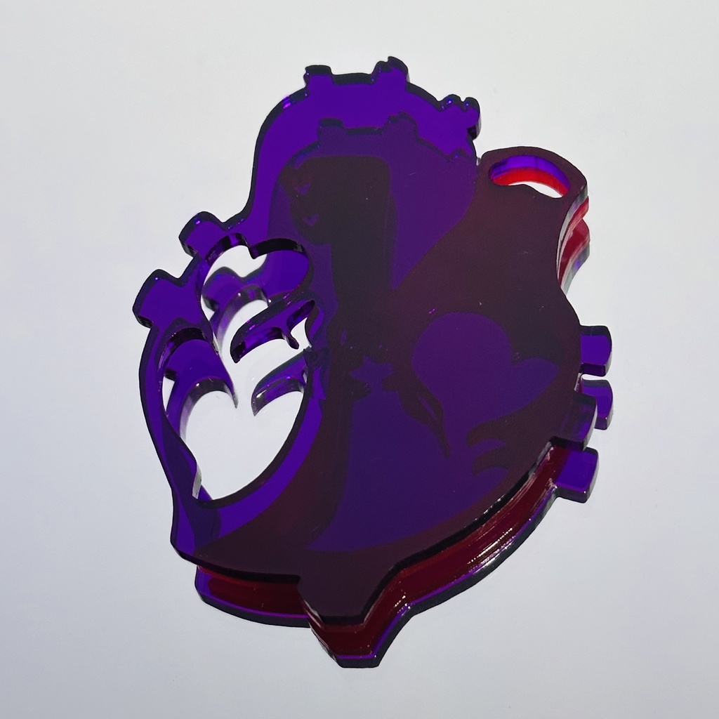 heart アクリルバッヂ🫀💕